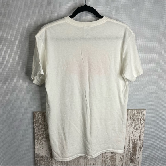 White Las Vegas Hot Pink Airbrush T Shirt Size Medium - Picture 4 of 6